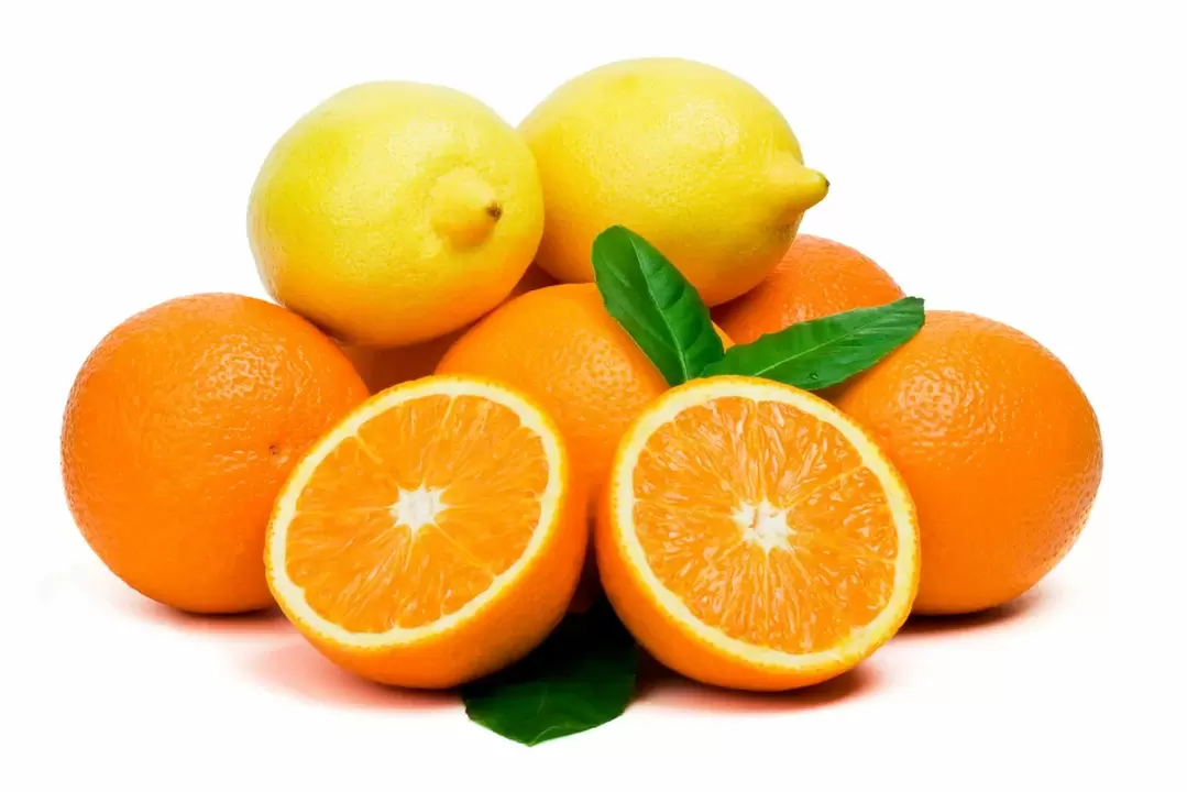 limón y naranja para potencial
