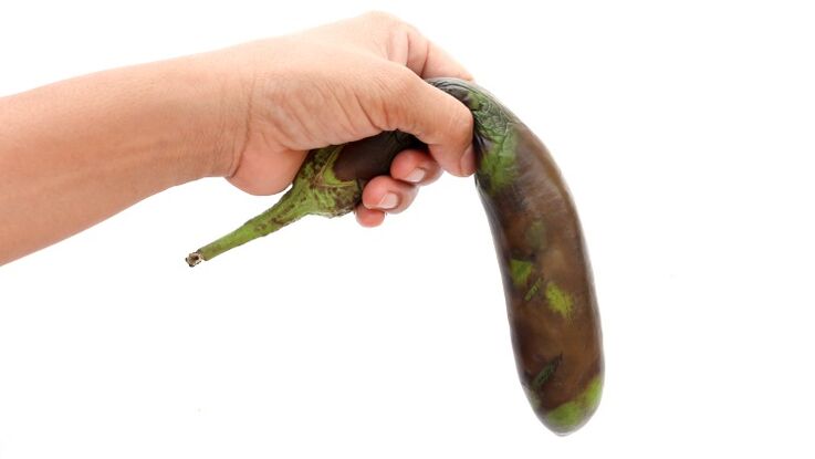 Potencia débil usando el ejemplo de la berenjena, cómo aumentarla con la comida.