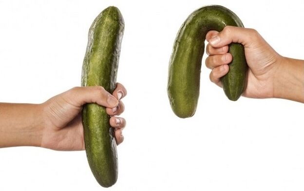 potencial bueno y débil usando el ejemplo del pepino