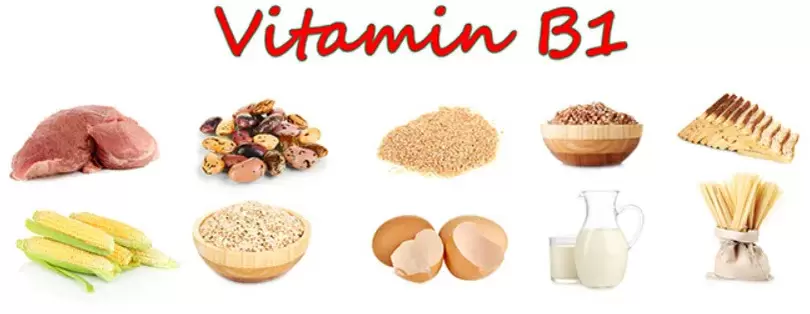 vitamina B1 en el producto para la potencia
